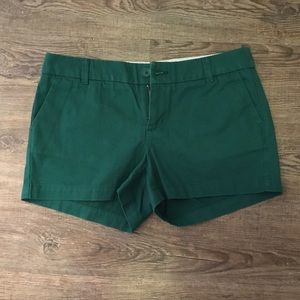 Green shorts